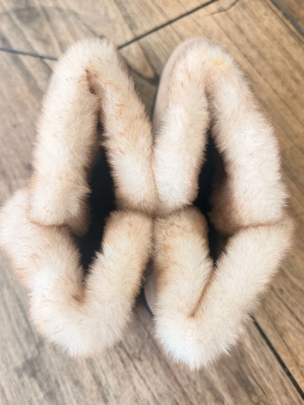 Universal Thread tan faux-suede double-buckle moto ankle boots feature a plush